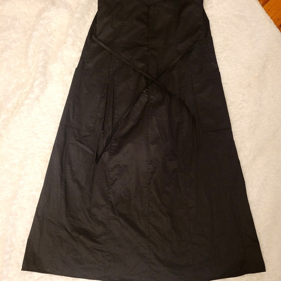 TIBI playsuit strapless wrap effect Jumpsuit,color black, size 6 - Picture 3 of 13